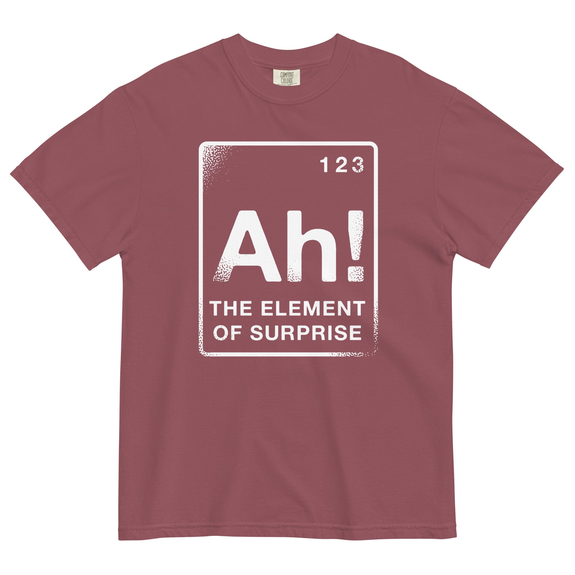 The Element Of Surprise Men's Relaxed Fit Tee Hoodie, Sweatshirt | PureTeeCo.com (Image 1)