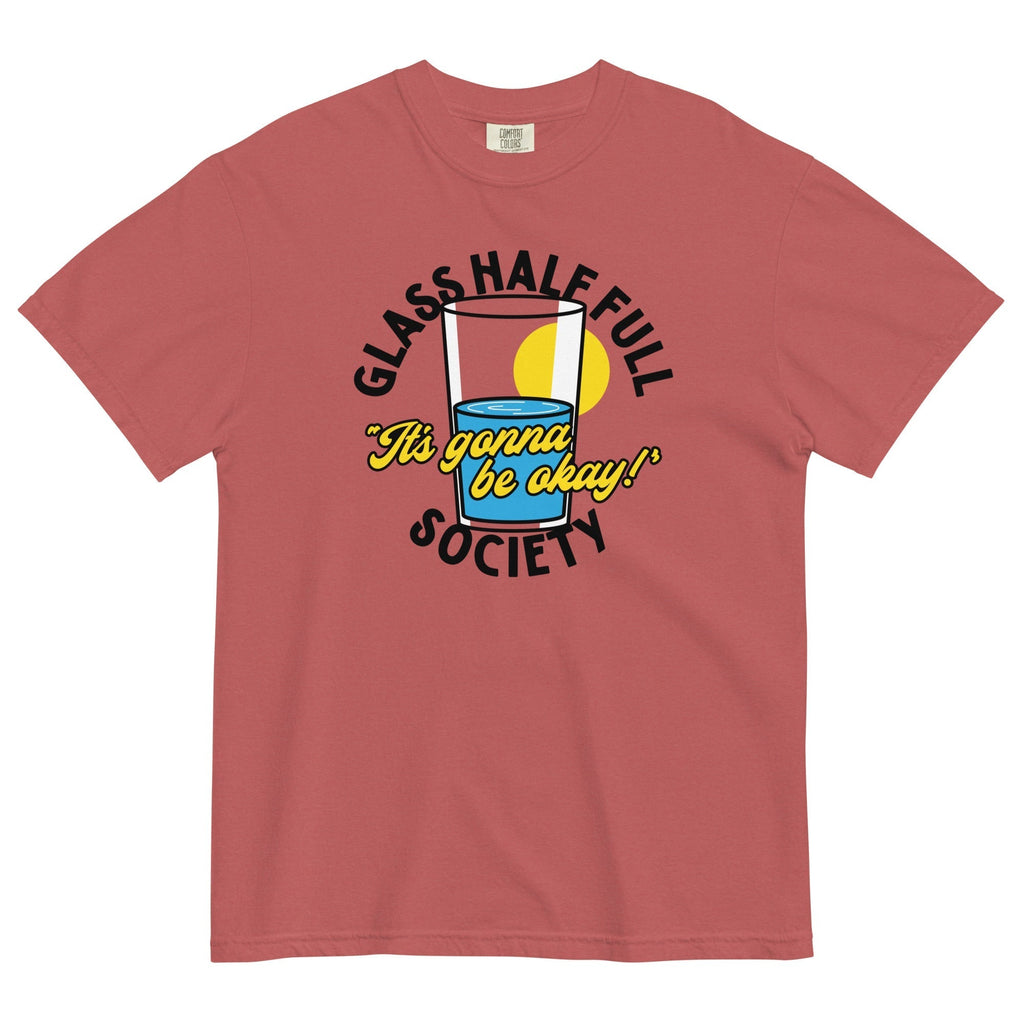 Glass Half Full Society Men's Relaxed Fit Tee Hoodie, Sweatshirt | PureTeeCo.com (Image 3)