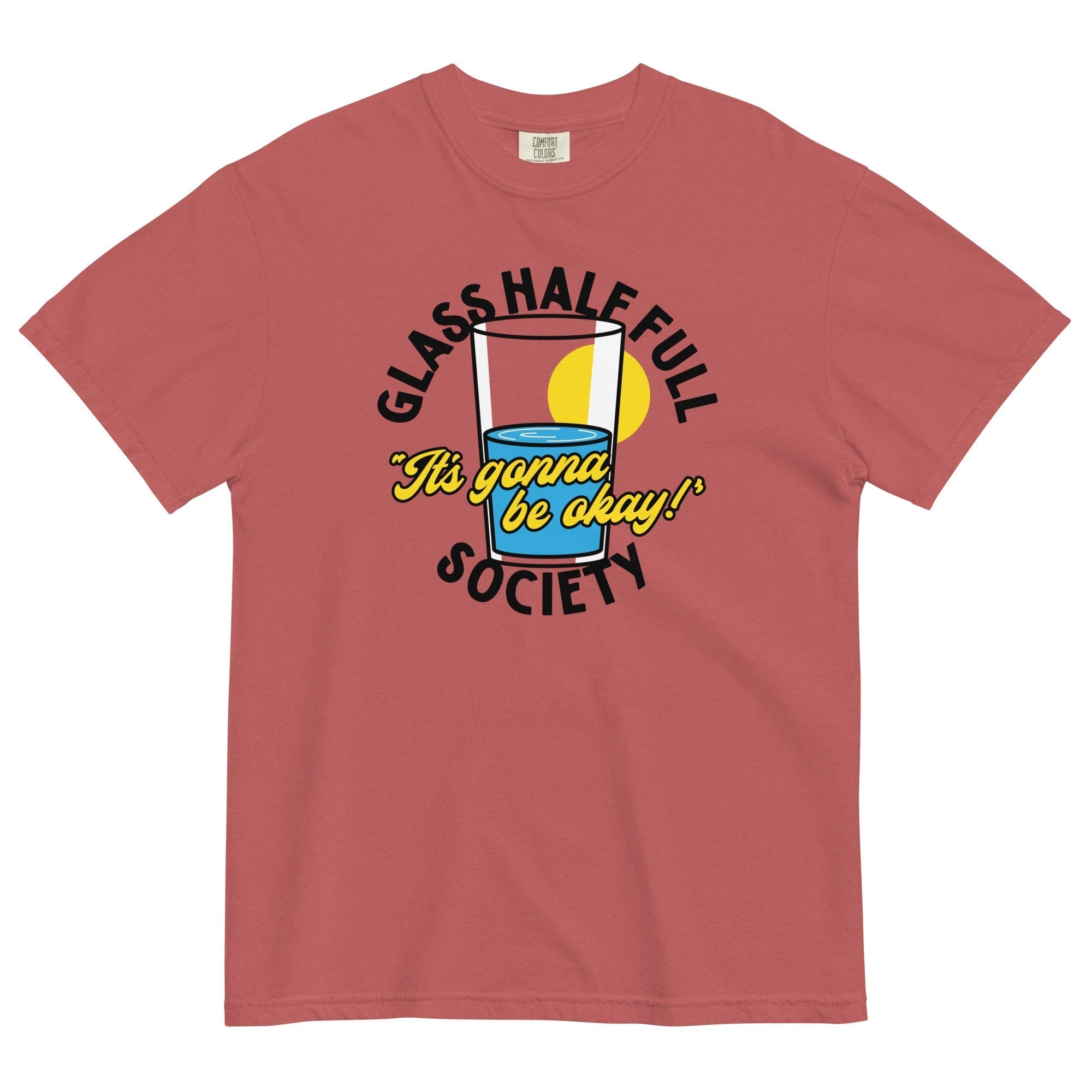 Glass Half Full Society Men's Relaxed Fit Tee Hoodie, Sweatshirt | PureTeeCo.com (Image 3)