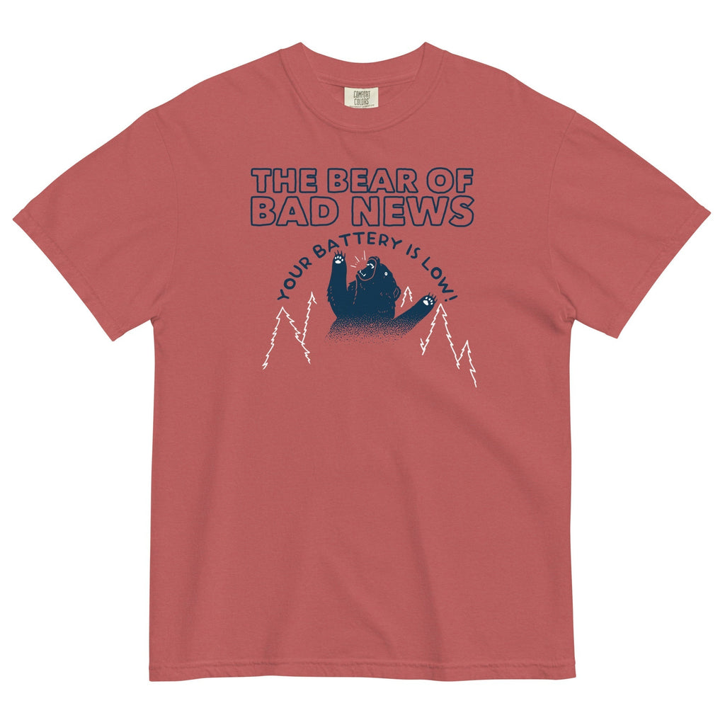The Bear Of Bad News Men's Relaxed Fit Tee Hoodie, Sweatshirt | PureTeeCo.com (Image 3)