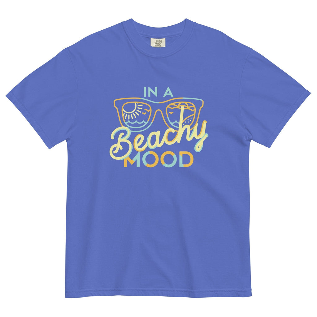In A Beachy Mood Men's Relaxed Fit Tee Hoodie, Sweatshirt | PureTeeCo.com (Image 1)