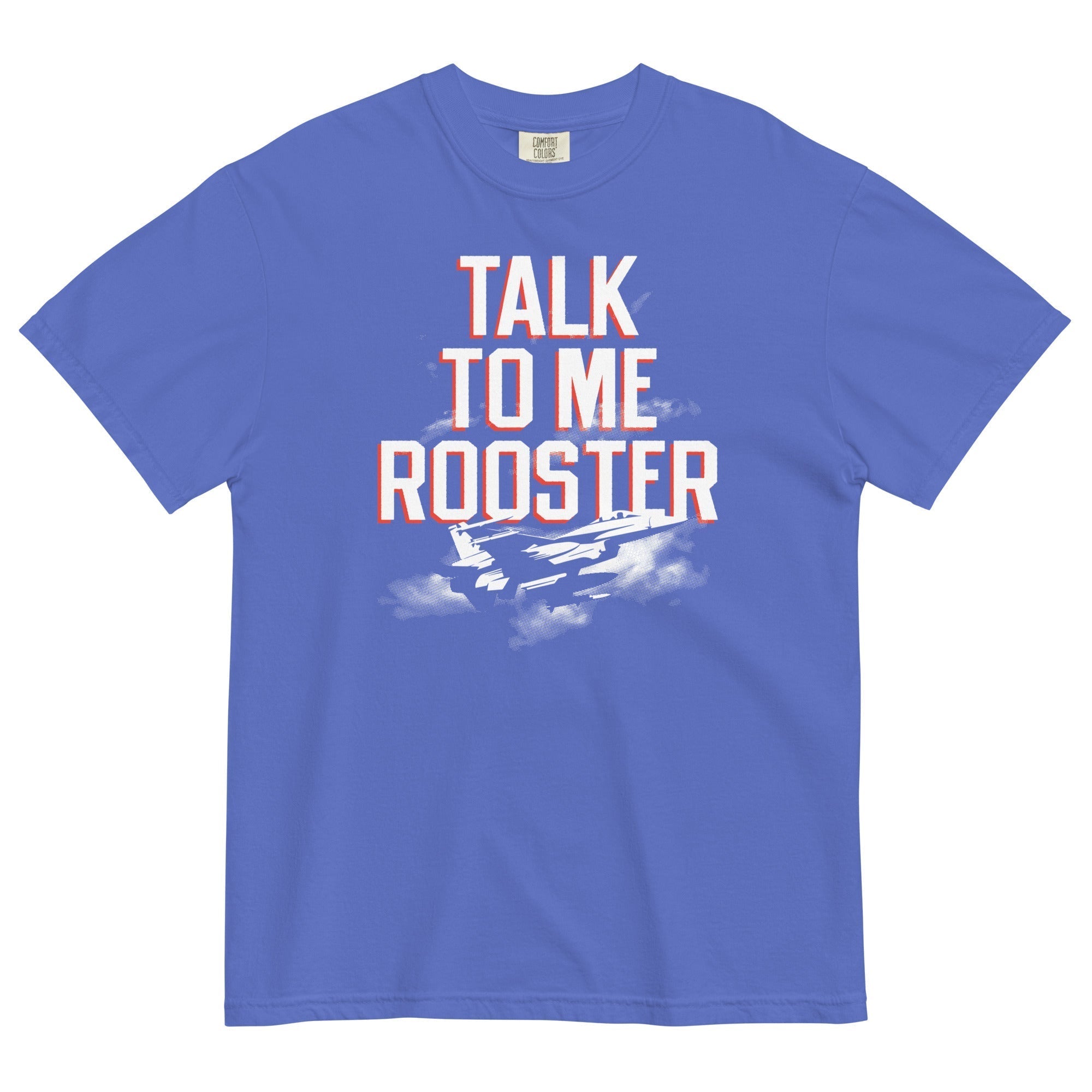 Talk To Me Rooster Men's Relaxed Fit Tee Hoodie, Sweatshirt | PureTeeCo.com (Image 1)
