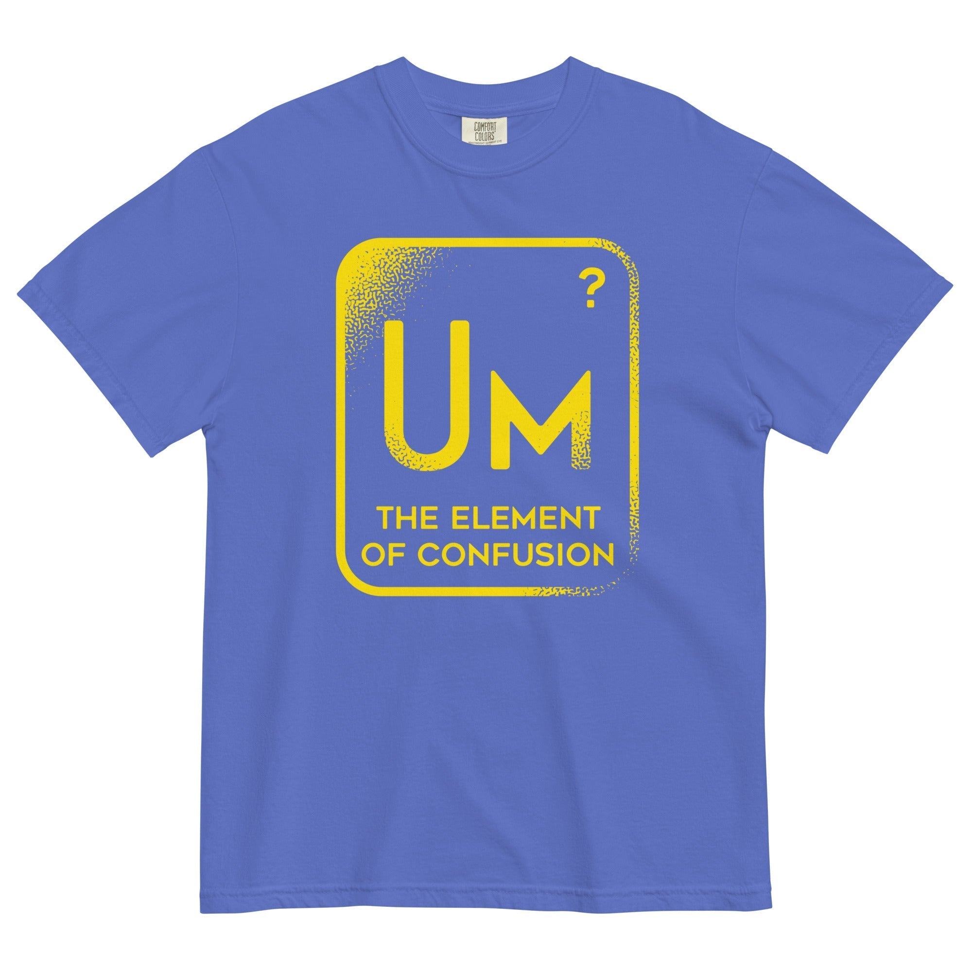 The Element Of Confusion Men's Relaxed Fit Tee Hoodie, Sweatshirt | PureTeeCo.com (Image 1)