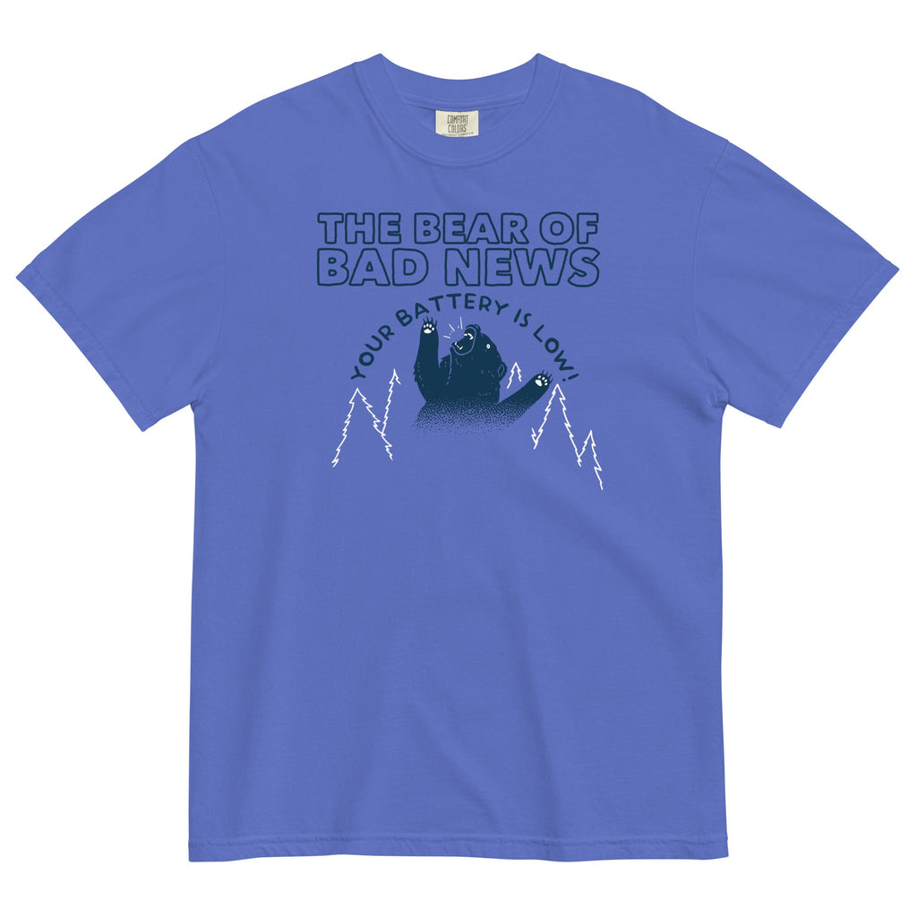 The Bear Of Bad News Men's Relaxed Fit Tee Hoodie, Sweatshirt | PureTeeCo.com (Image 4)