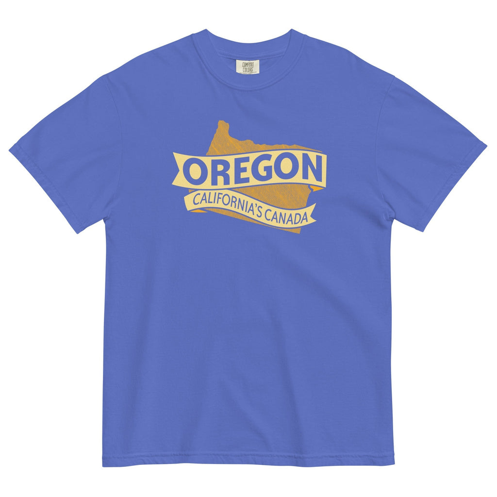 Oregon California's Canada Men's Relaxed Fit Tee Hoodie, Sweatshirt | PureTeeCo.com (Image 4)