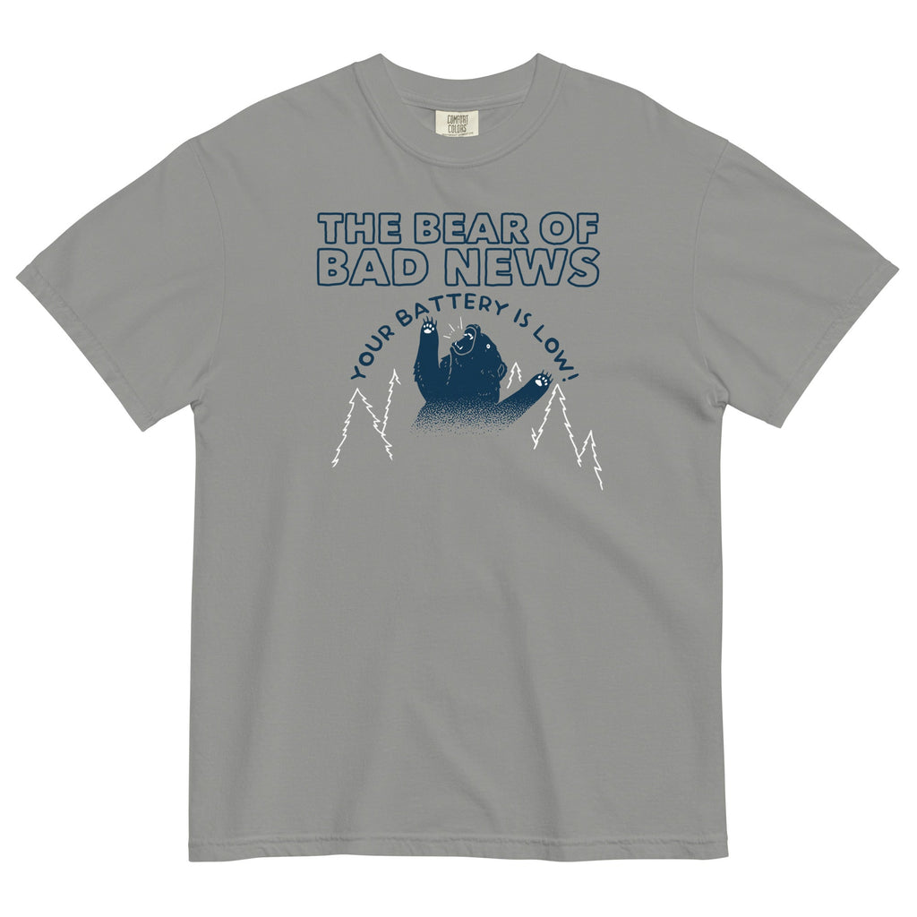 The Bear Of Bad News Men's Relaxed Fit Tee Hoodie, Sweatshirt | PureTeeCo.com (Image 1)
