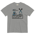 Rock Paper Scissors Battle Men's Relaxed Fit Tee Hoodie, Sweatshirt | PureTeeCo.com (Image 1)