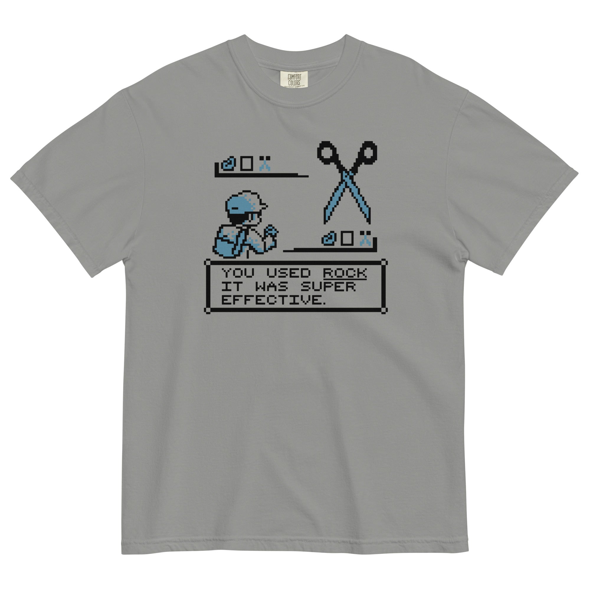 Rock Paper Scissors Battle Men's Relaxed Fit Tee Hoodie, Sweatshirt | PureTeeCo.com (Image 1)