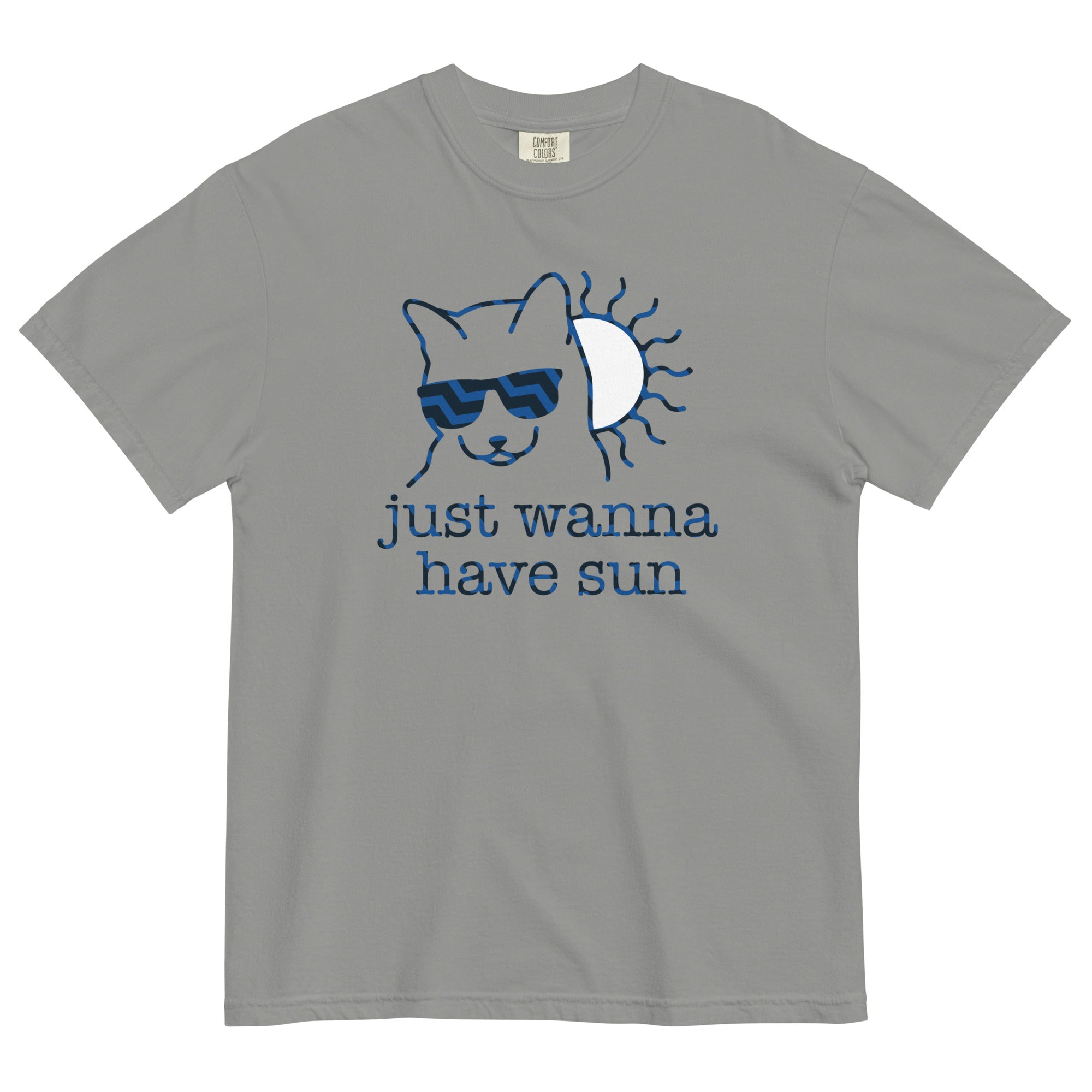 Just Wanna Have Sun Men's Relaxed Fit Tee Hoodie, Sweatshirt | PureTeeCo.com (Image 2)