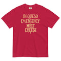 In Queso Emergency: Melt Cheese Men's Relaxed Fit Tee Hoodie, Sweatshirt | PureTeeCo.com (Image 1)