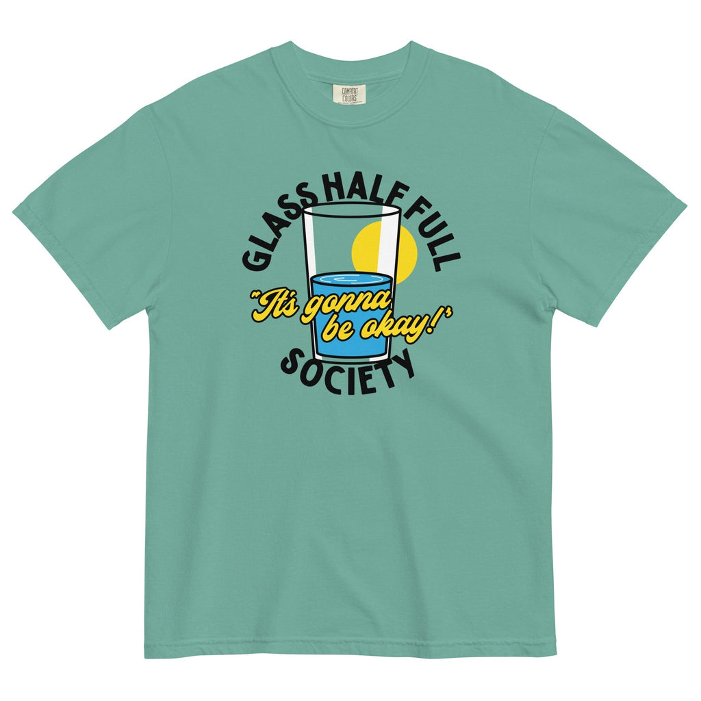 Glass Half Full Society Men's Relaxed Fit Tee Hoodie, Sweatshirt | PureTeeCo.com (Image 5)