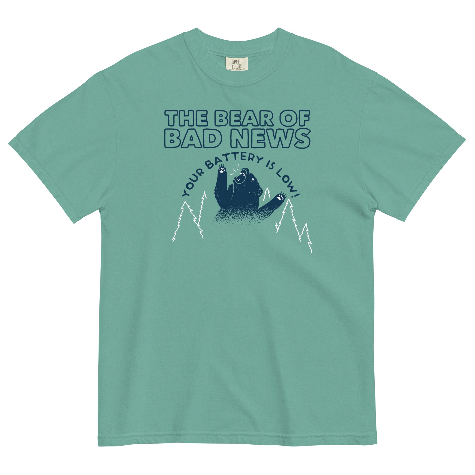 The Bear Of Bad News Men's Relaxed Fit Tee Hoodie, Sweatshirt | PureTeeCo.com (Image 5)