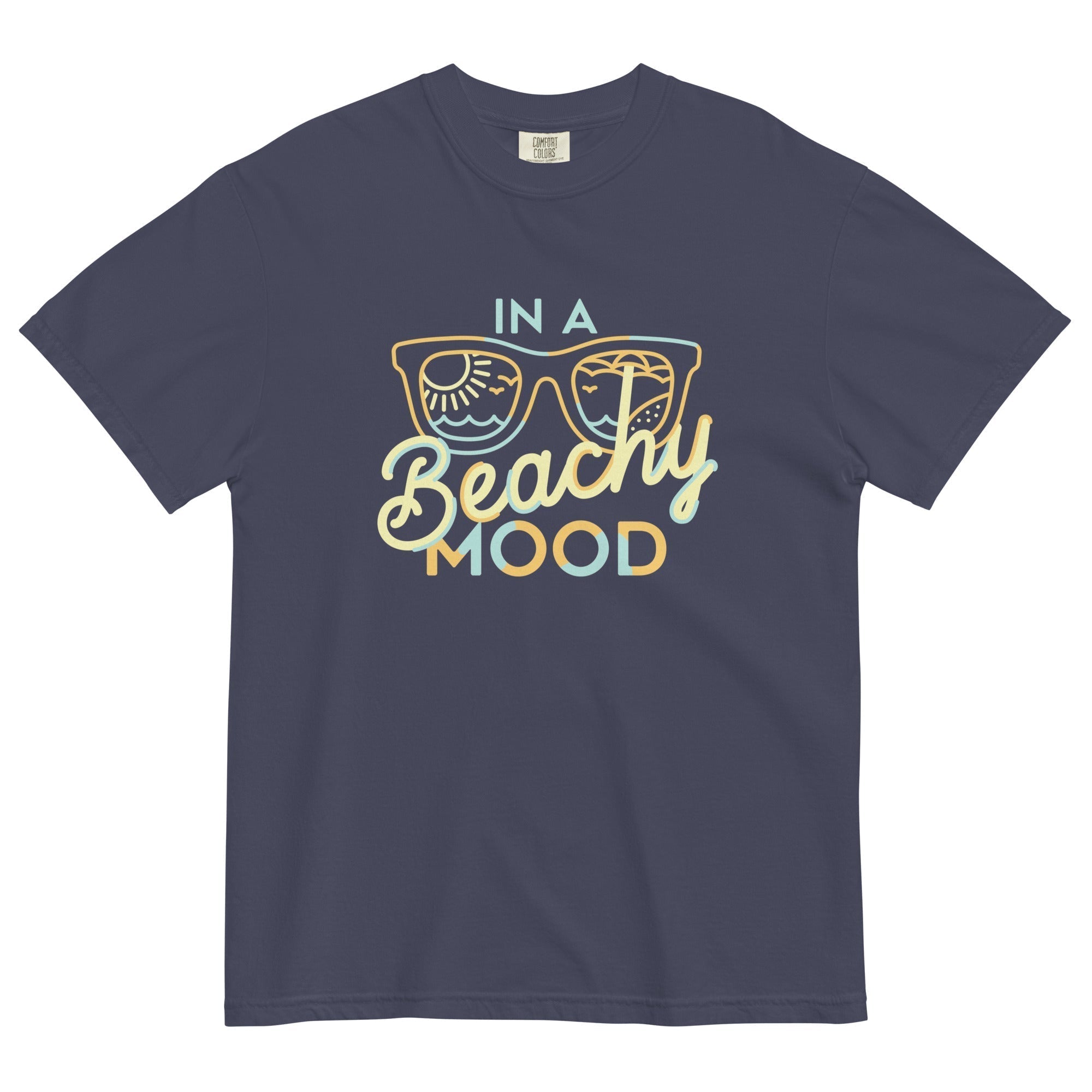In A Beachy Mood Men's Relaxed Fit Tee Hoodie, Sweatshirt | PureTeeCo.com (Image 3)