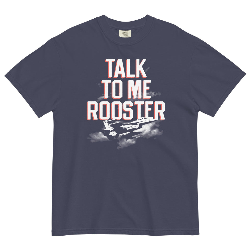 Talk To Me Rooster Men's Relaxed Fit Tee Hoodie, Sweatshirt | PureTeeCo.com (Image 3)