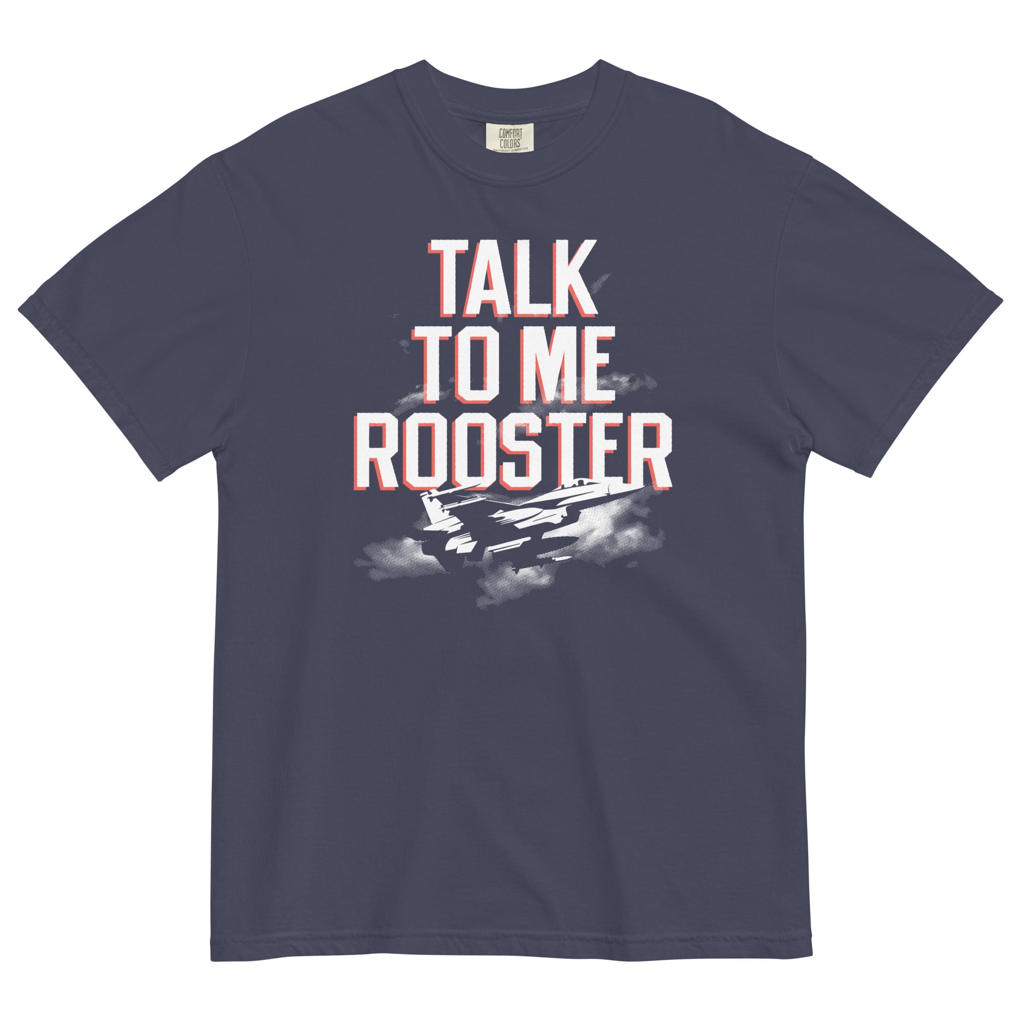 Talk To Me Rooster Men's Relaxed Fit Tee Hoodie, Sweatshirt | PureTeeCo.com (Image 3)