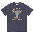 Not In The Moo'd Right Now Men's Relaxed Fit Tee Hoodie, Sweatshirt | PureTeeCo.com (Image 1)