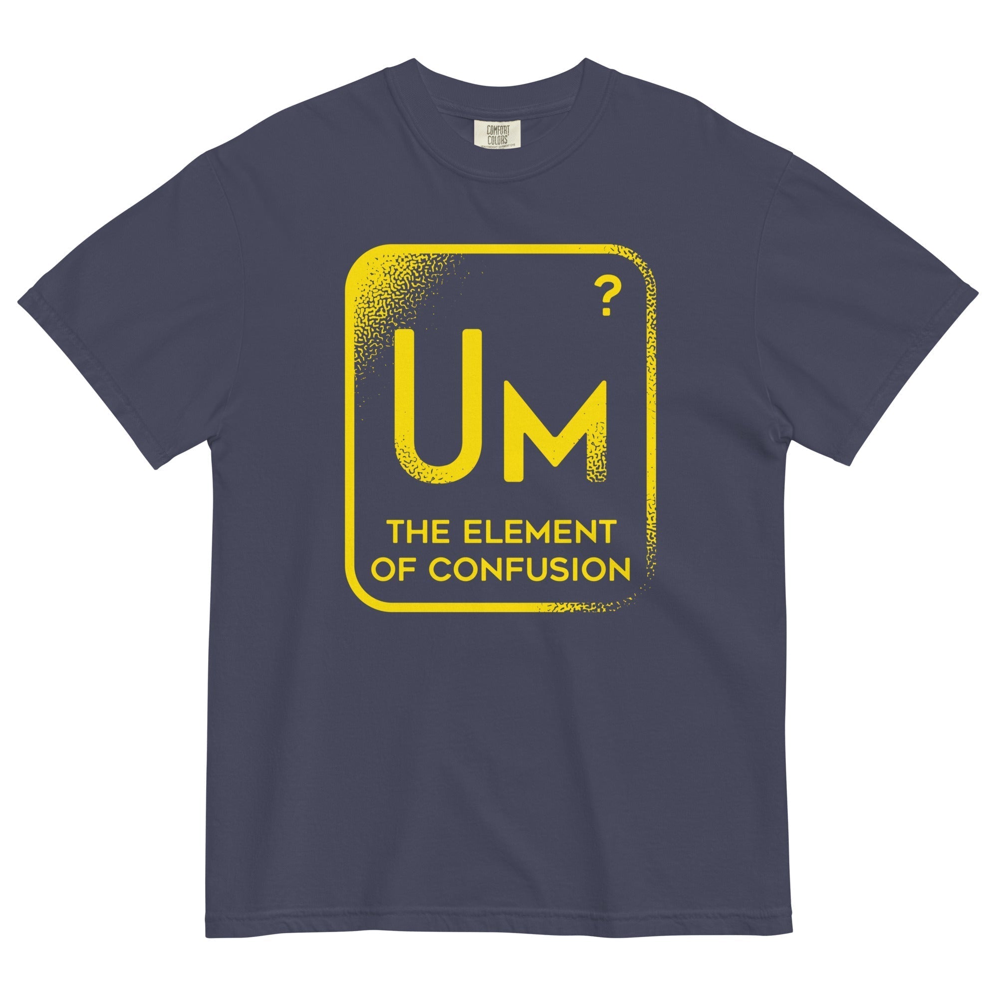 The Element Of Confusion Men's Relaxed Fit Tee Hoodie, Sweatshirt | PureTeeCo.com (Image 3)