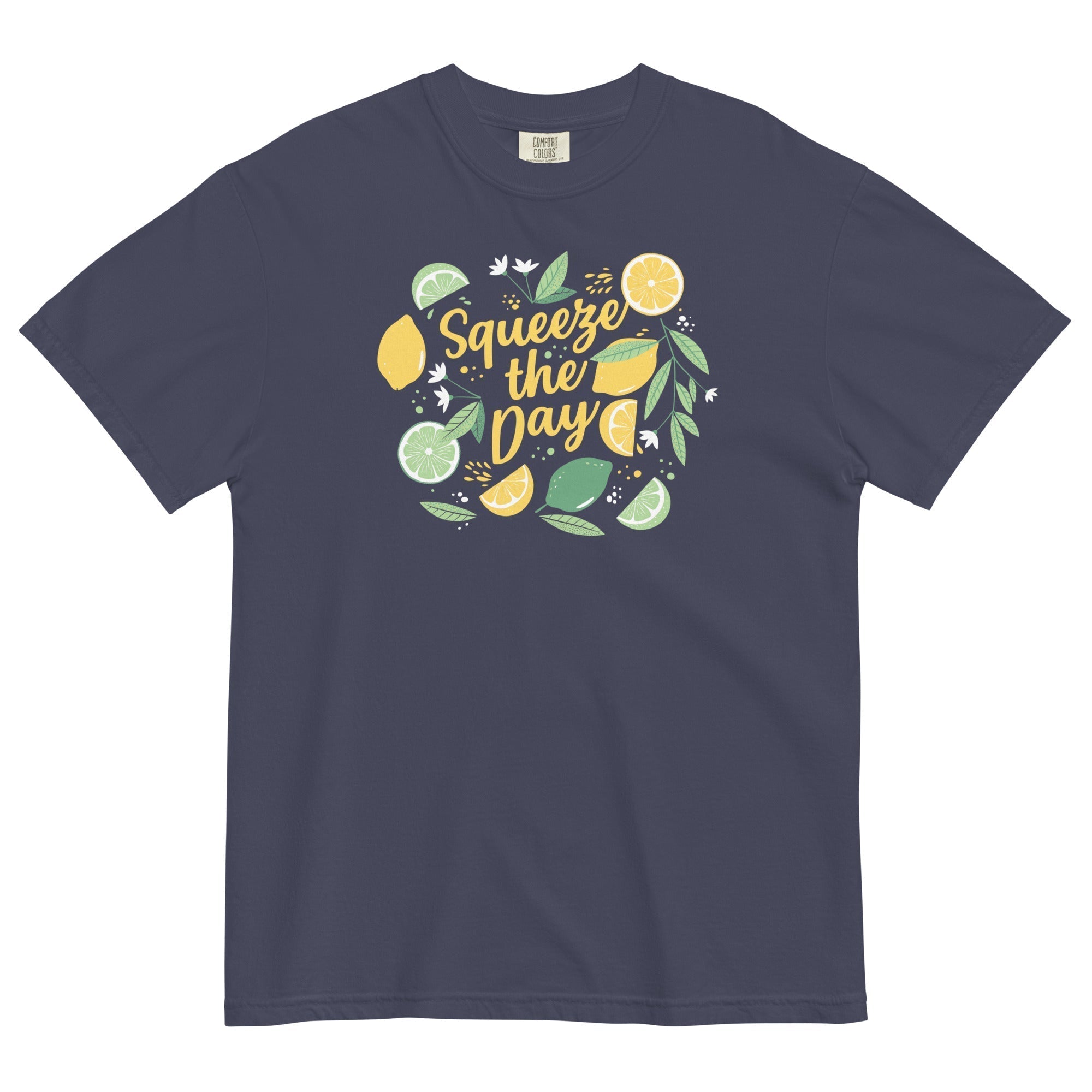 Squeeze The Day Men's Relaxed Fit Tee Hoodie, Sweatshirt | PureTeeCo.com (Image 1)