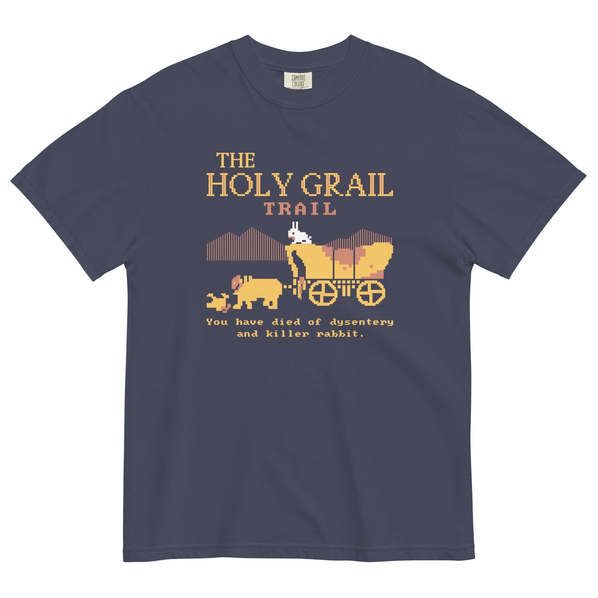 The Holy Grail Trail Men's Relaxed Fit Tee Hoodie, Sweatshirt | PureTeeCo.com (Image 2)
