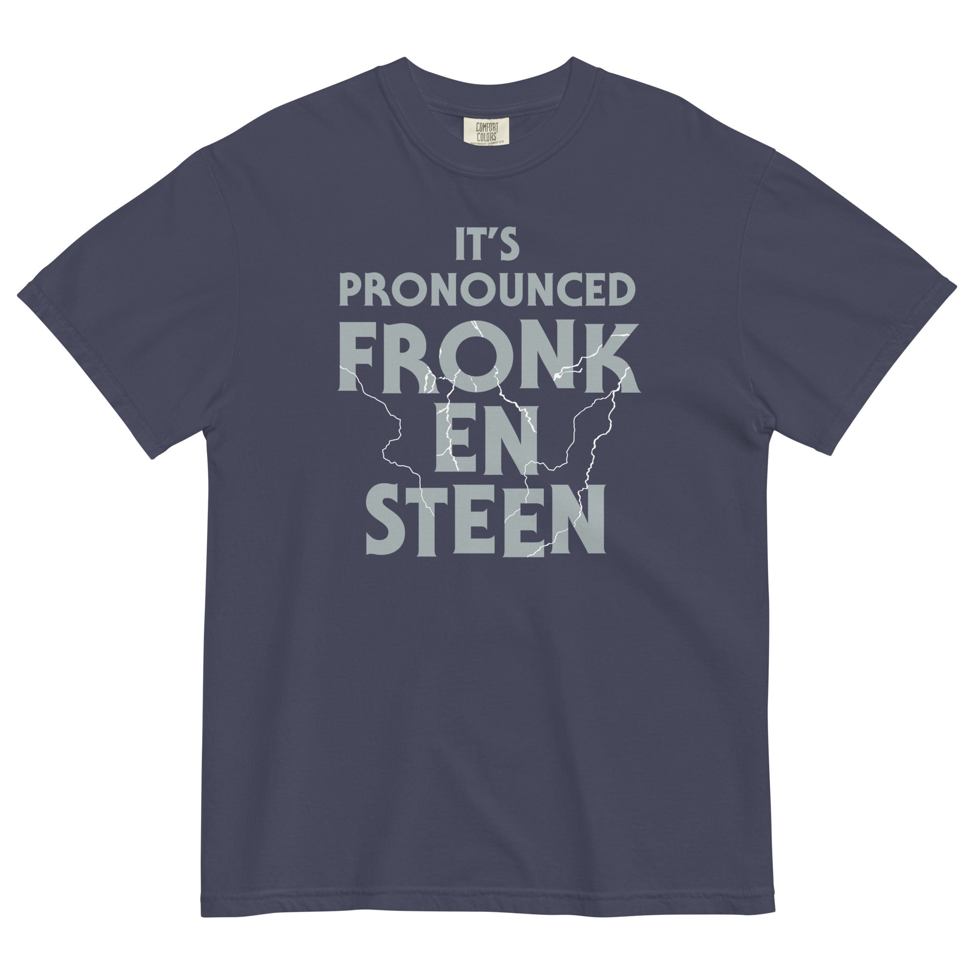 It's Pronounced Fronk-En-Steen Men's Relaxed Fit Tee Hoodie, Sweatshirt | PureTeeCo.com (Image 2)