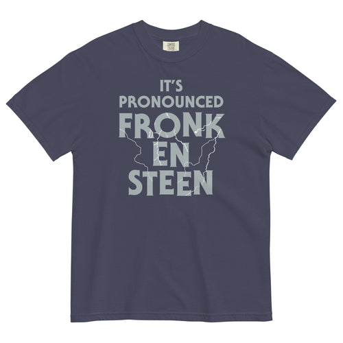It's Pronounced Fronk-En-Steen Men's Relaxed Fit Tee Hoodie, Sweatshirt | PureTeeCo.com (Image 2)