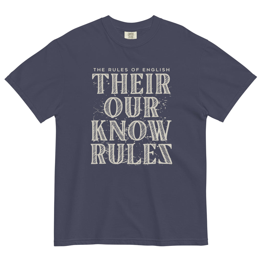 Their Our Know Rules Men's Relaxed Fit Tee Hoodie, Sweatshirt | PureTeeCo.com (Image 2)