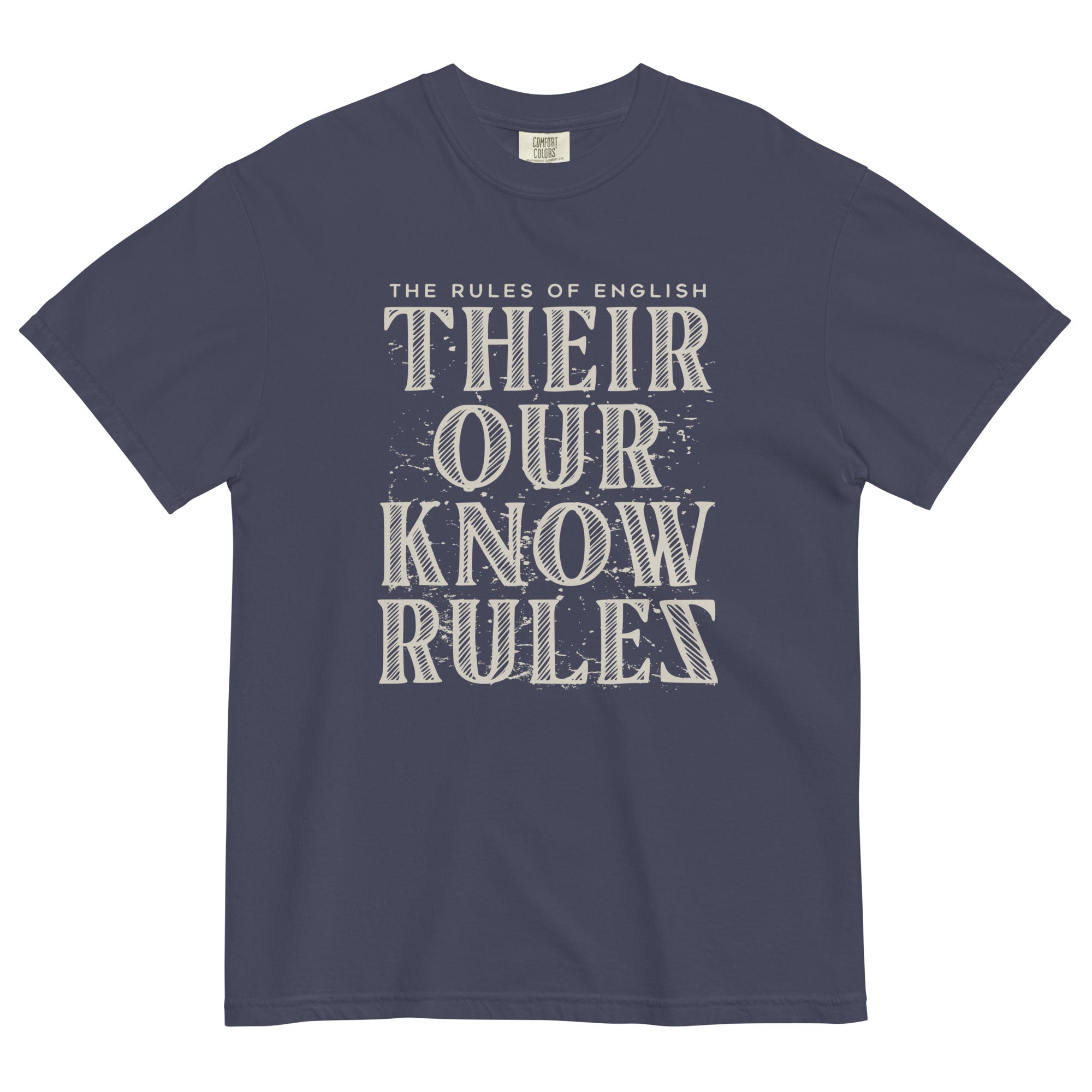 Their Our Know Rules Men's Relaxed Fit Tee Hoodie, Sweatshirt | PureTeeCo.com (Image 2)