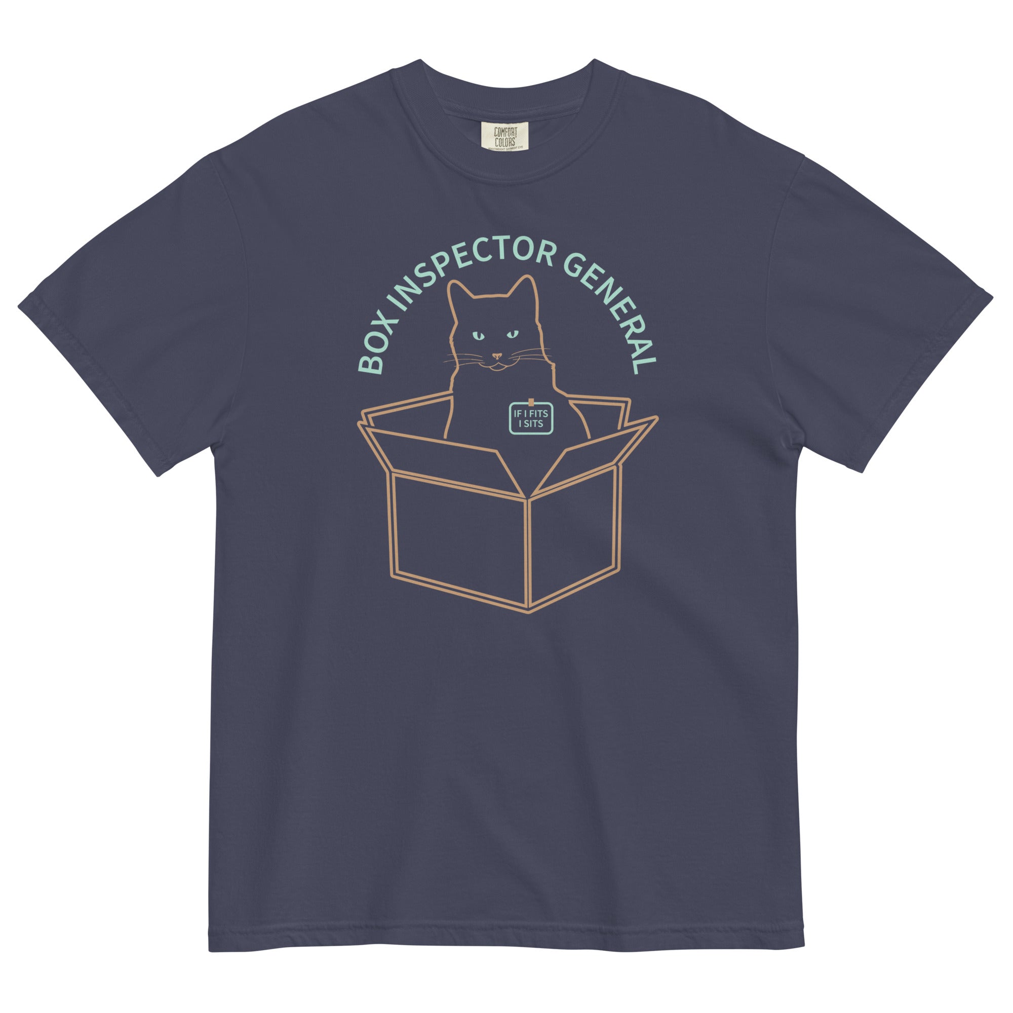 Box Inspector General Men's Relaxed Fit Tee Hoodie, Sweatshirt | PureTeeCo.com (Image 2)