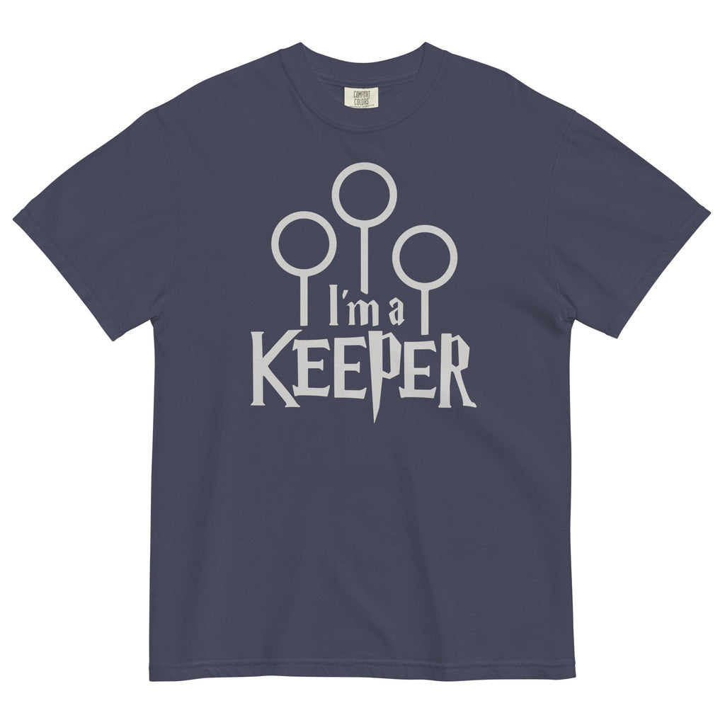 I'm A Keeper Men's Relaxed Fit Tee Hoodie, Sweatshirt | PureTeeCo.com (Image 3)