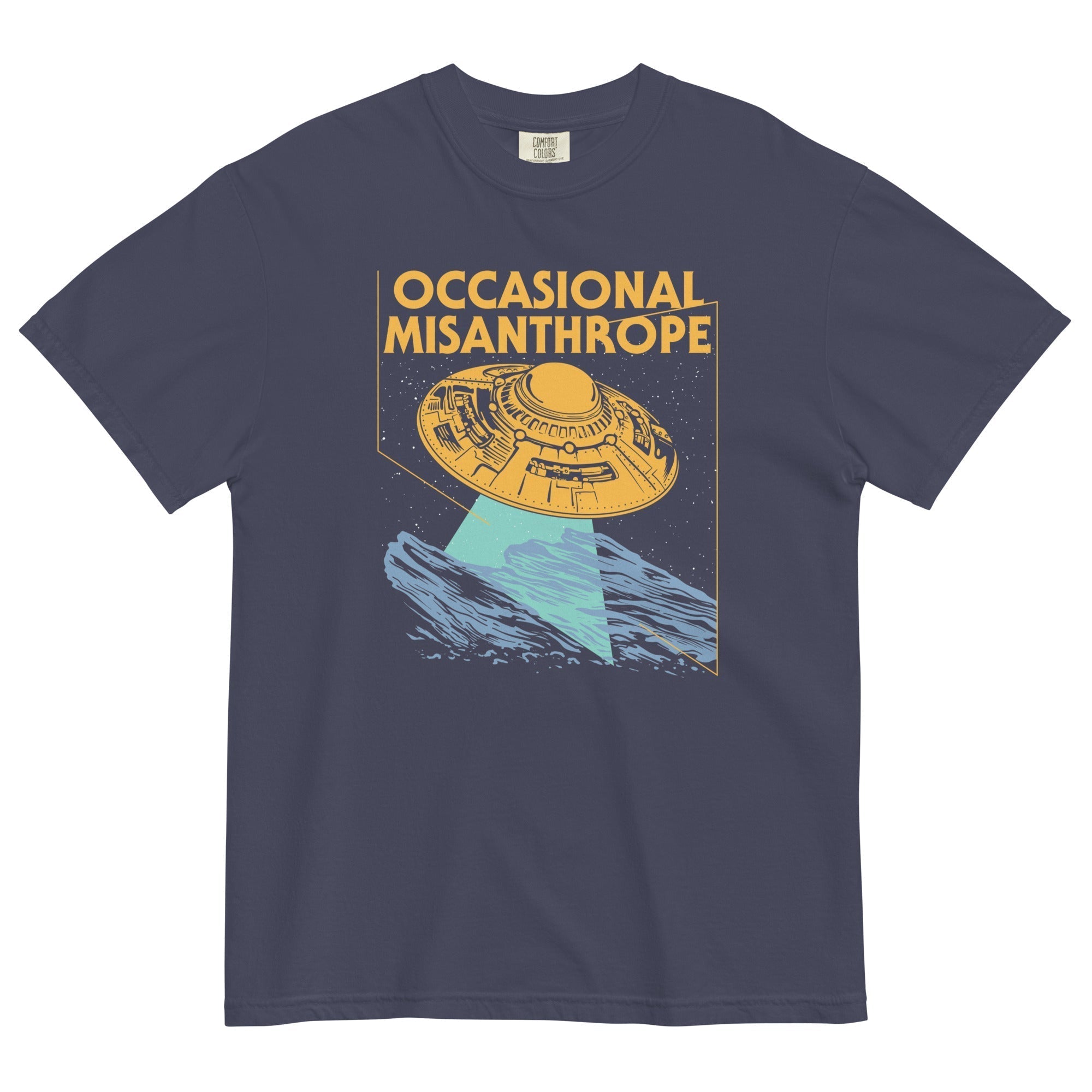 Occasional Misanthrope Men's Relaxed Fit Tee Hoodie, Sweatshirt | PureTeeCo.com (Image 2)