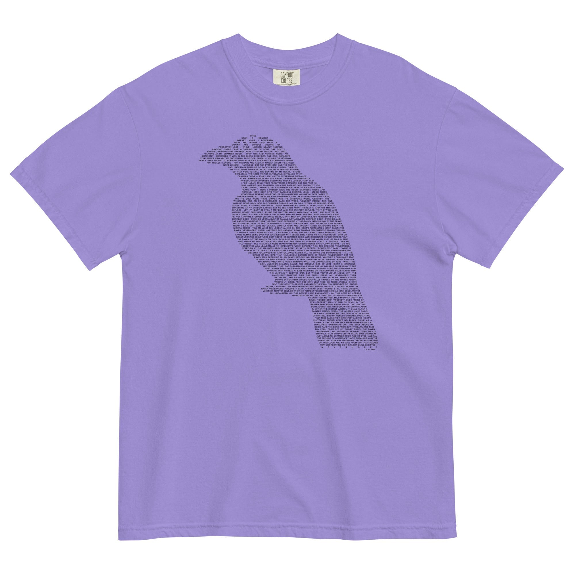 The Raven Men's Relaxed Fit Tee Hoodie, Sweatshirt | PureTeeCo.com (Image 5)