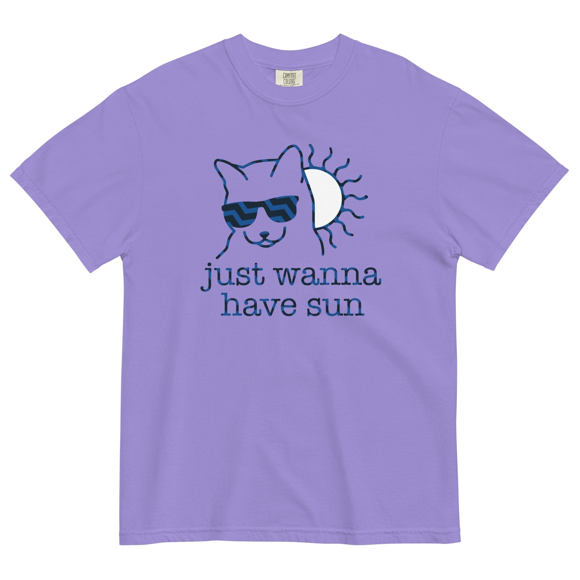 Just Wanna Have Sun Men's Relaxed Fit Tee Hoodie, Sweatshirt | PureTeeCo.com (Image 4)