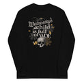 Wednesday's Child Is Full Of Woe Unisex Long Sleeve Tee Hoodie, Sweatshirt | PureTeeCo.com (Image 1)