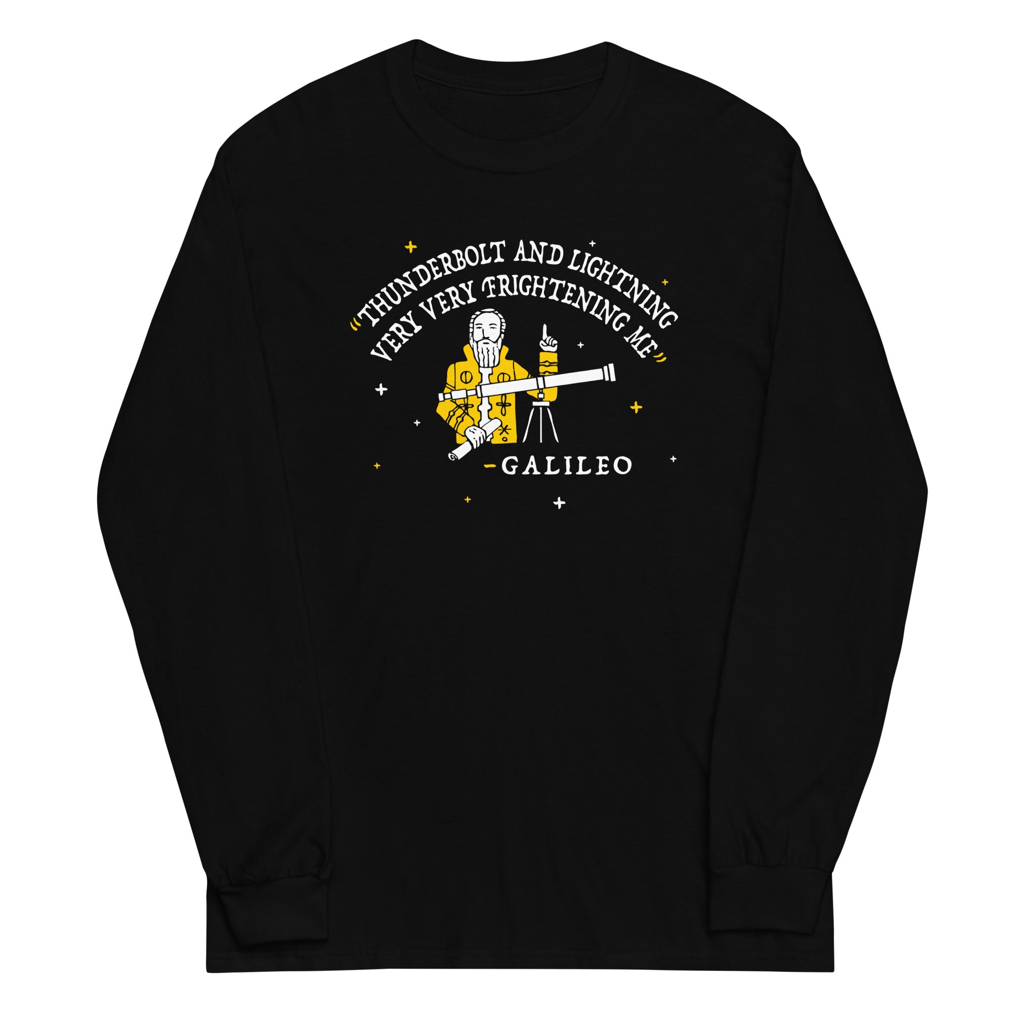 Thunderbolt And Lightning Unisex Long Sleeve Tee Hoodie, Sweatshirt | PureTeeCo.com (Image 1)