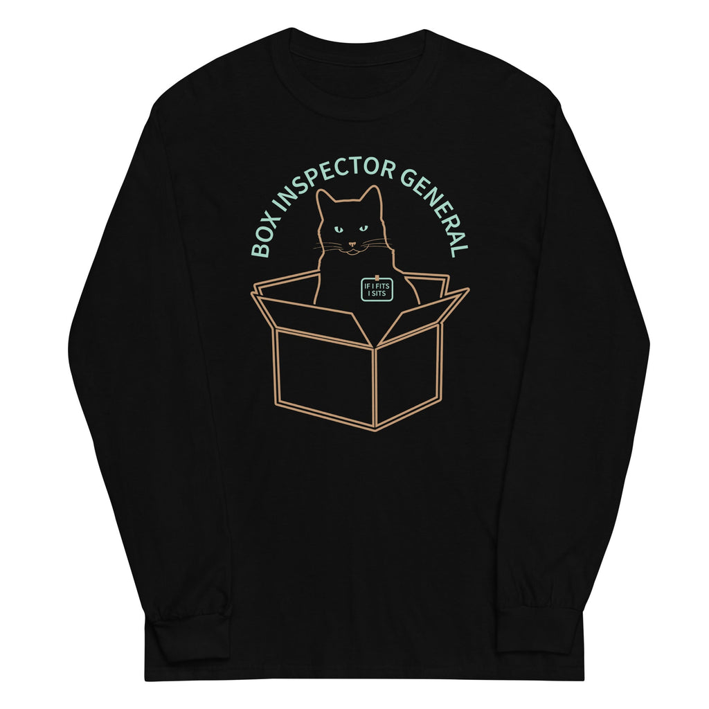 Box Inspector General Unisex Long Sleeve Tee Hoodie, Sweatshirt | PureTeeCo.com (Image 2)
