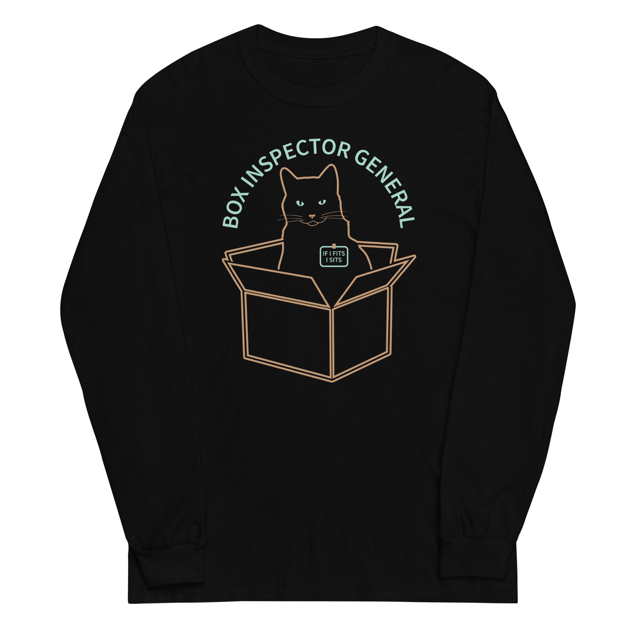 Box Inspector General Unisex Long Sleeve Tee Hoodie, Sweatshirt | PureTeeCo.com (Image 2)