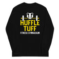 Huffle Tuff Gym Unisex Long Sleeve Tee Hoodie, Sweatshirt | PureTeeCo.com (Image 1)