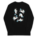 Unicorns In Space Unisex Long Sleeve Tee Hoodie, Sweatshirt | PureTeeCo.com (Image 1)
