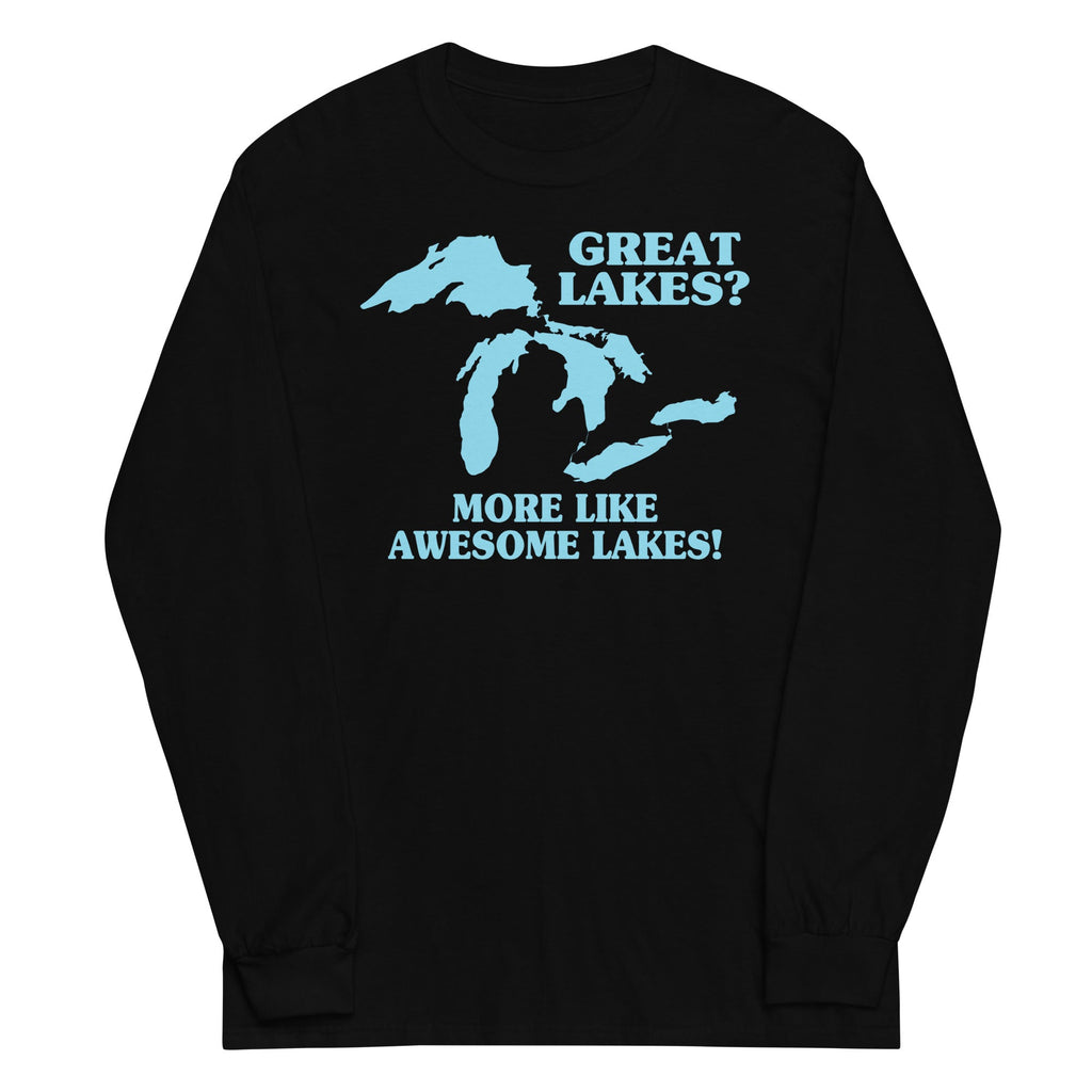 Great Lakes? Unisex Long Sleeve Tee Hoodie, Sweatshirt | PureTeeCo.com (Image 2)