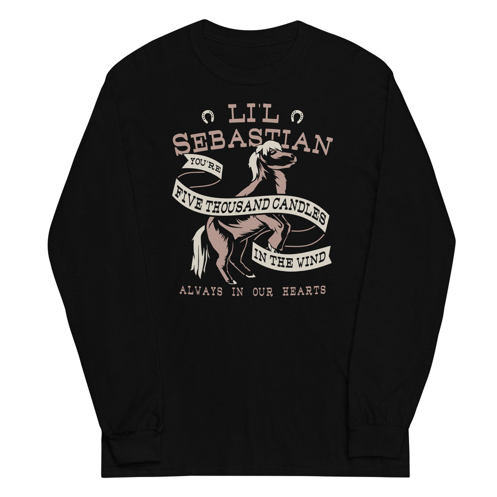 Li'l Sebastian Unisex Long Sleeve Tee Hoodie, Sweatshirt | PureTeeCo.com (Image 1)