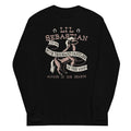 Li'l Sebastian Unisex Long Sleeve Tee Hoodie, Sweatshirt | PureTeeCo.com (Image 1)