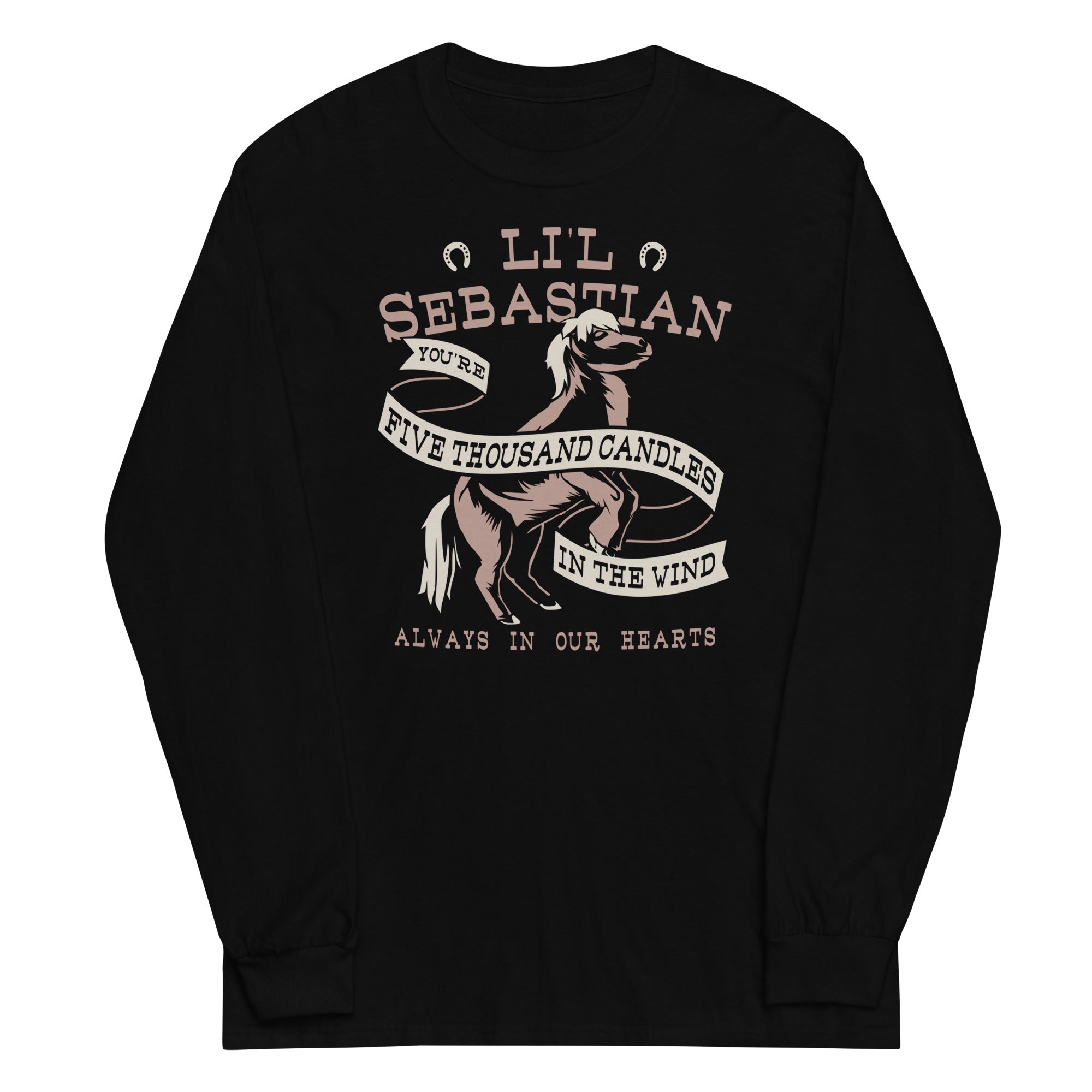 Li'l Sebastian Unisex Long Sleeve Tee Hoodie, Sweatshirt | PureTeeCo.com (Image 1)