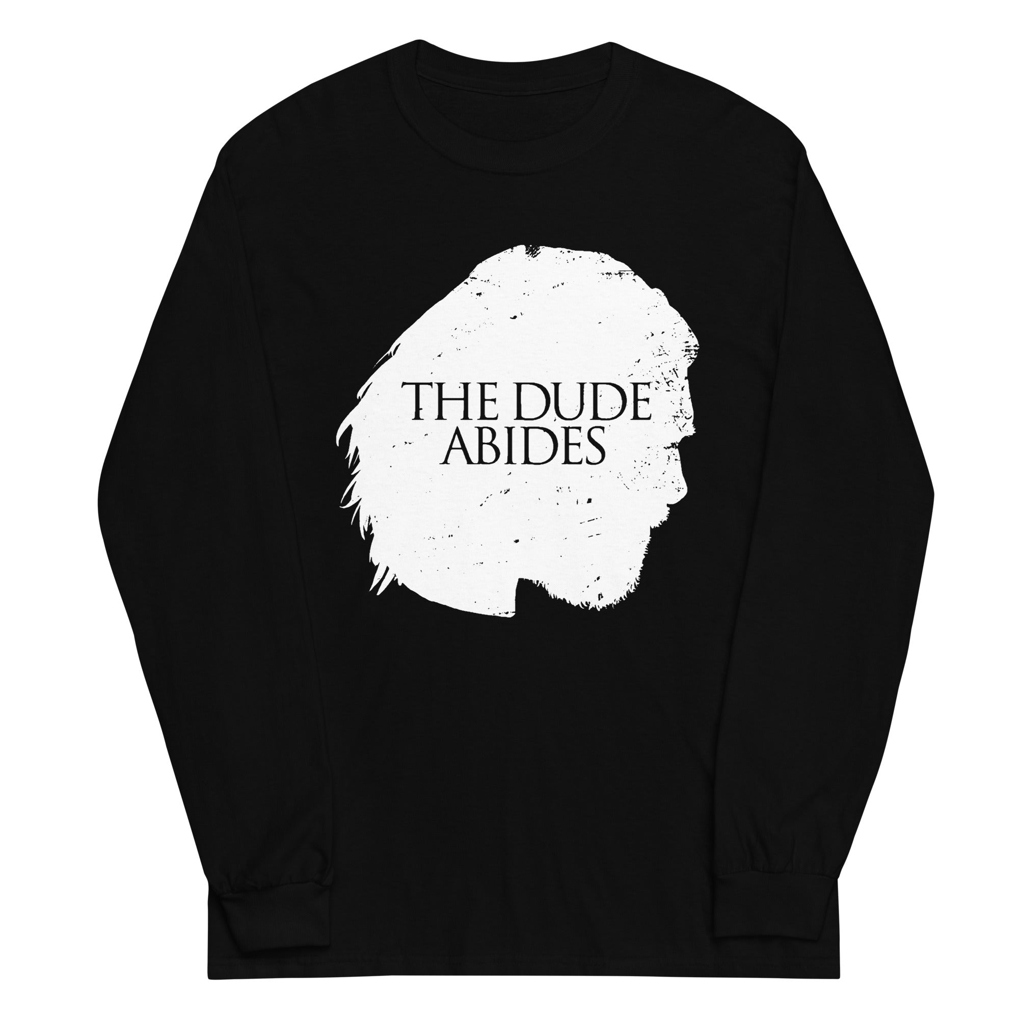 The Dude Abides Unisex Long Sleeve Tee Hoodie, Sweatshirt | PureTeeCo.com (Image 1)