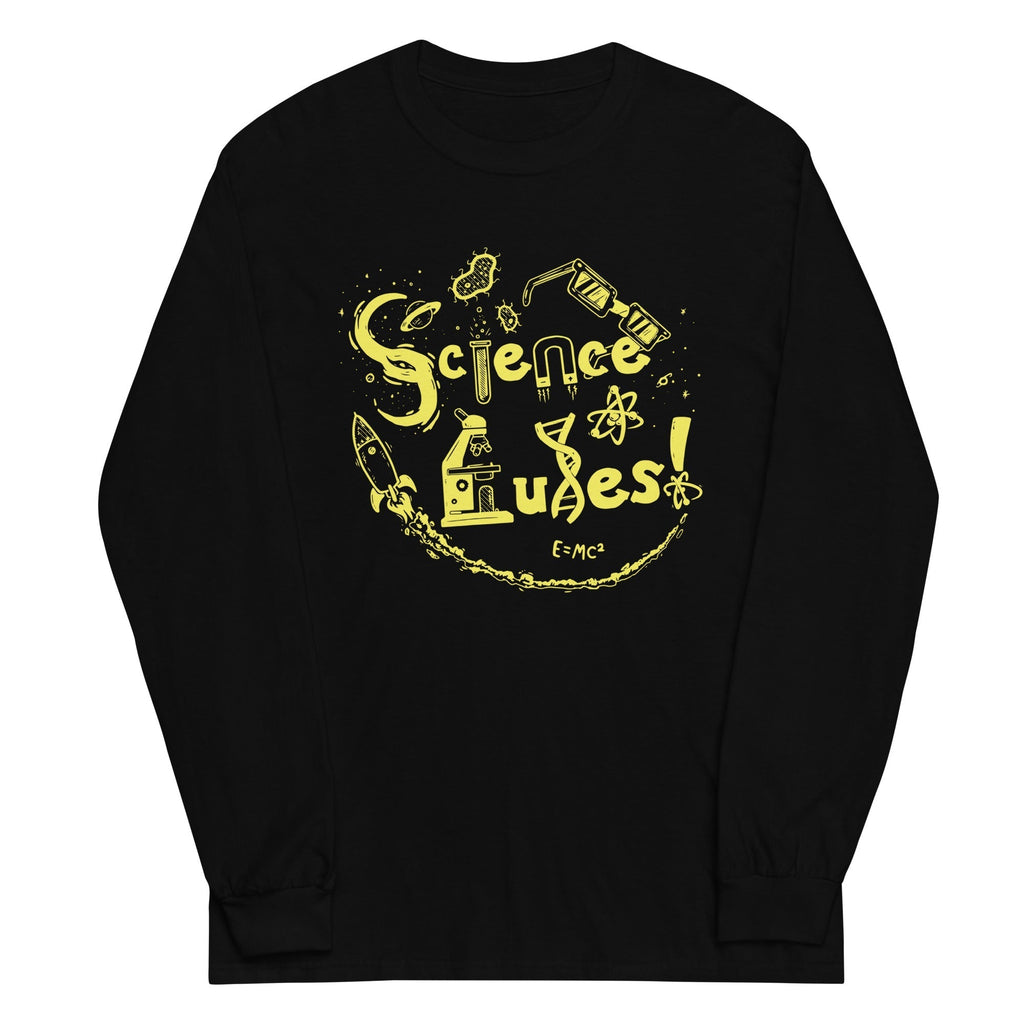 Science Rules! Unisex Long Sleeve Tee Hoodie, Sweatshirt | PureTeeCo.com (Image 2)