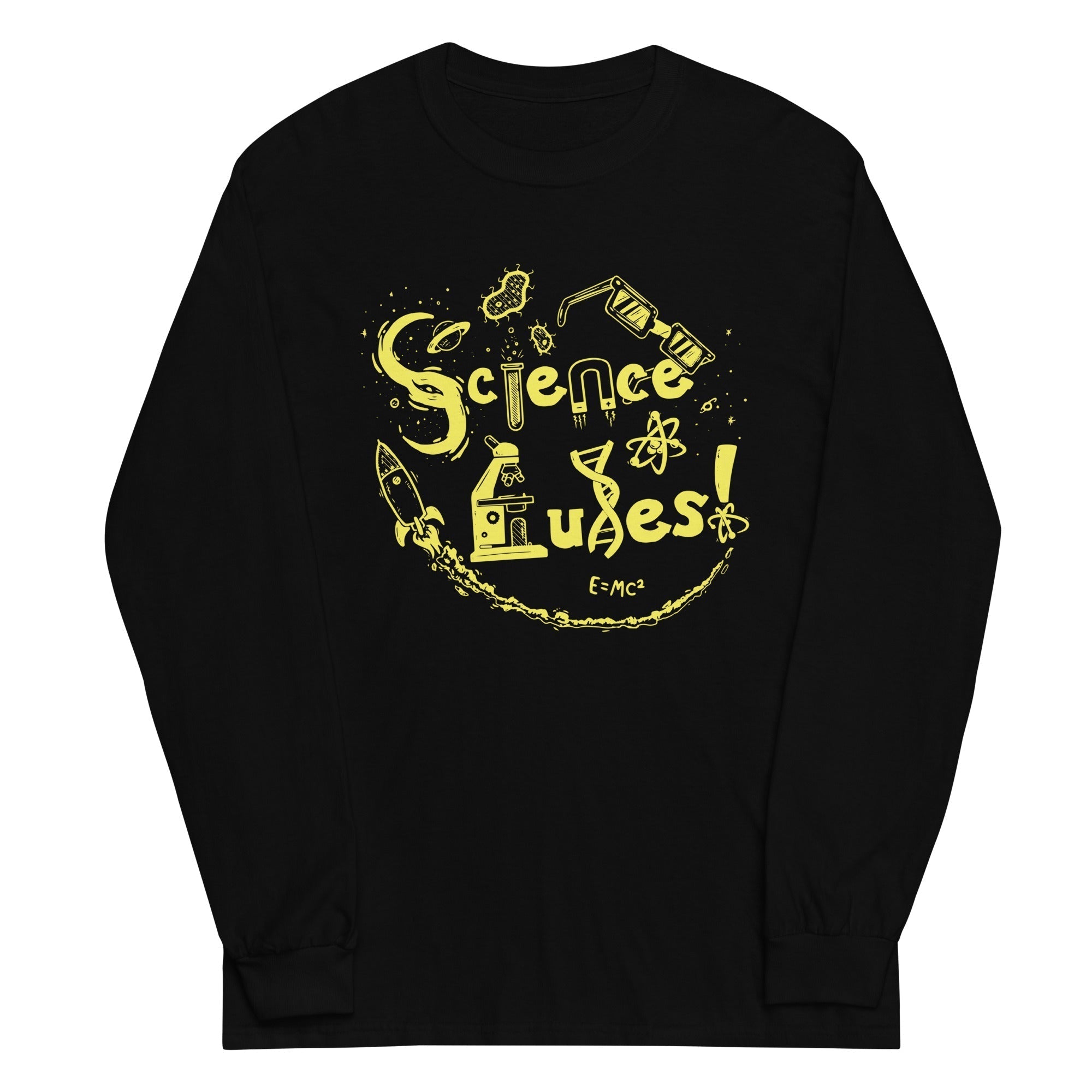 Science Rules! Unisex Long Sleeve Tee Hoodie, Sweatshirt | PureTeeCo.com (Image 2)
