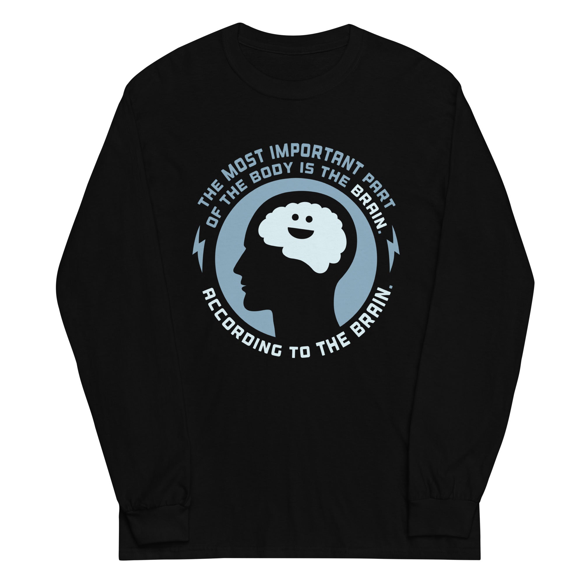 Most Important Part Of The Body Unisex Long Sleeve Tee Hoodie, Sweatshirt | PureTeeCo.com (Image 1)