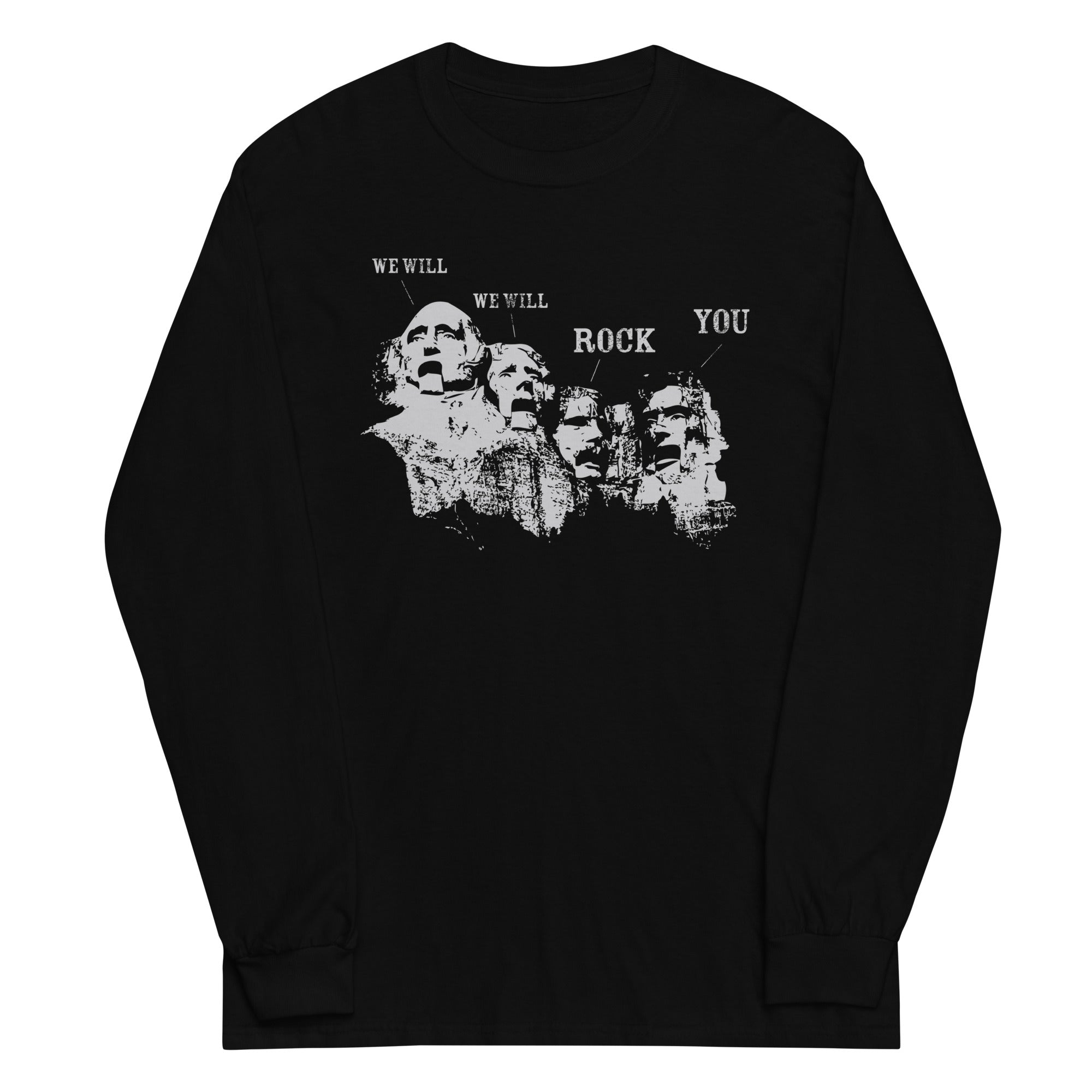 We Will Rock You Unisex Long Sleeve Tee Hoodie, Sweatshirt | PureTeeCo.com (Image 2)