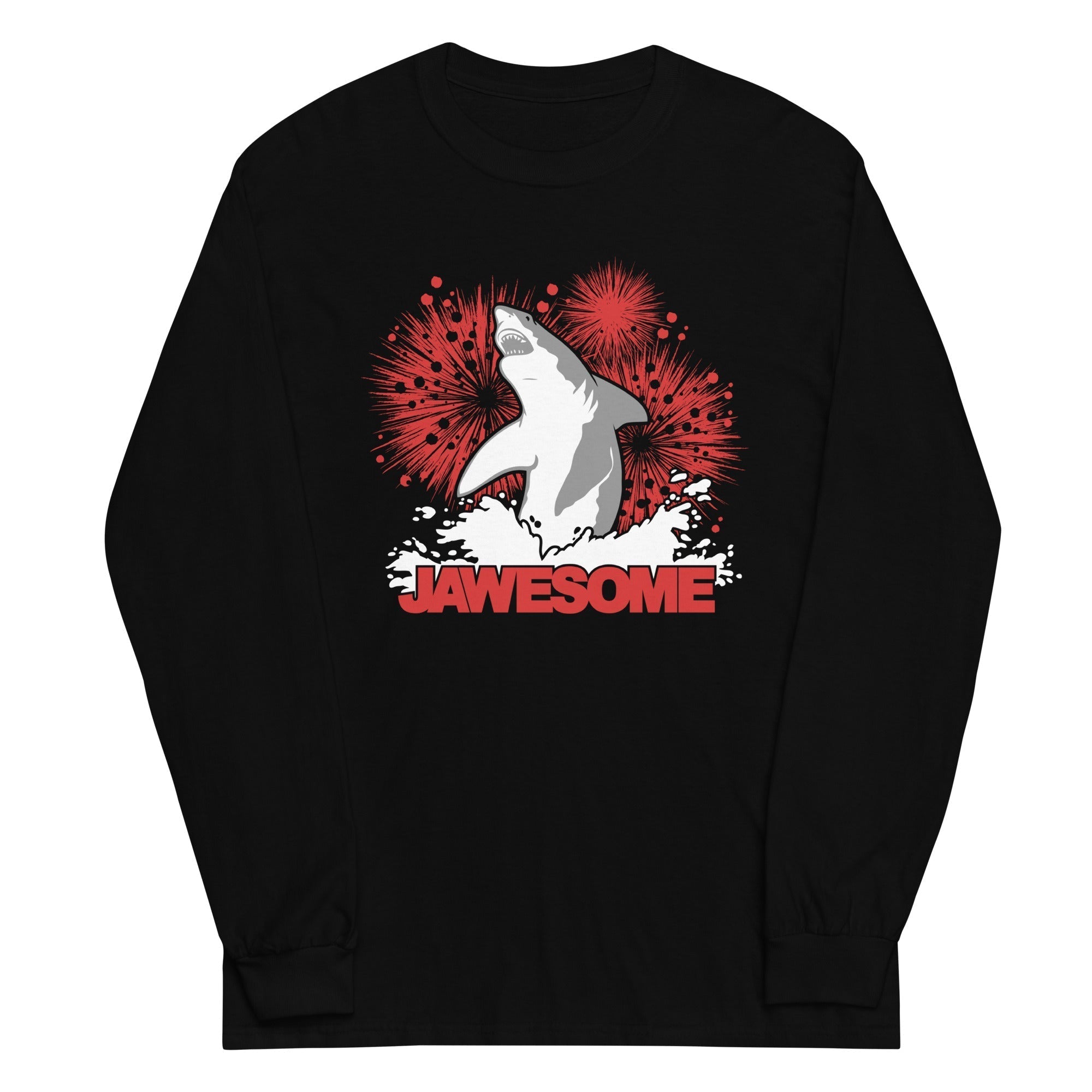Jawesome! Unisex Long Sleeve Tee Hoodie, Sweatshirt | PureTeeCo.com (Image 2)