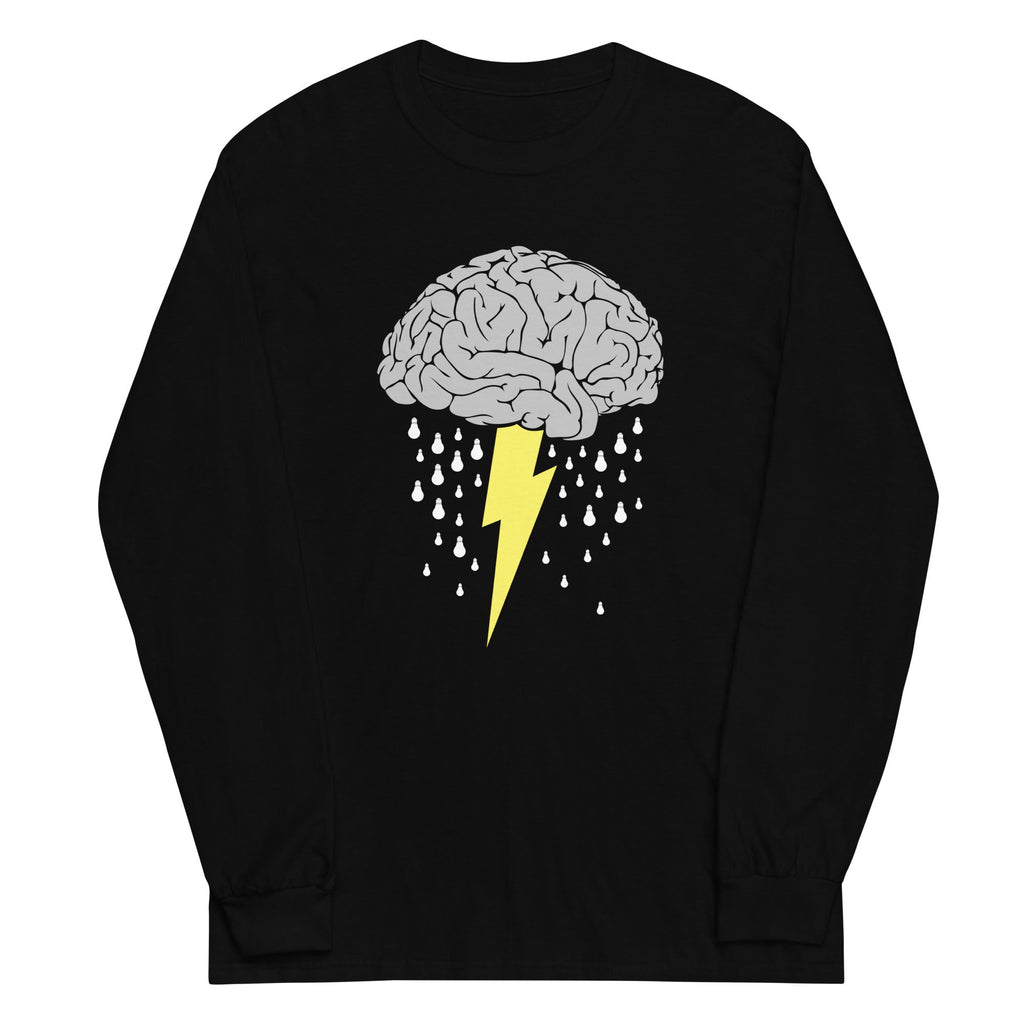 Brainstorm Unisex Long Sleeve Tee Hoodie, Sweatshirt | PureTeeCo.com (Image 2)