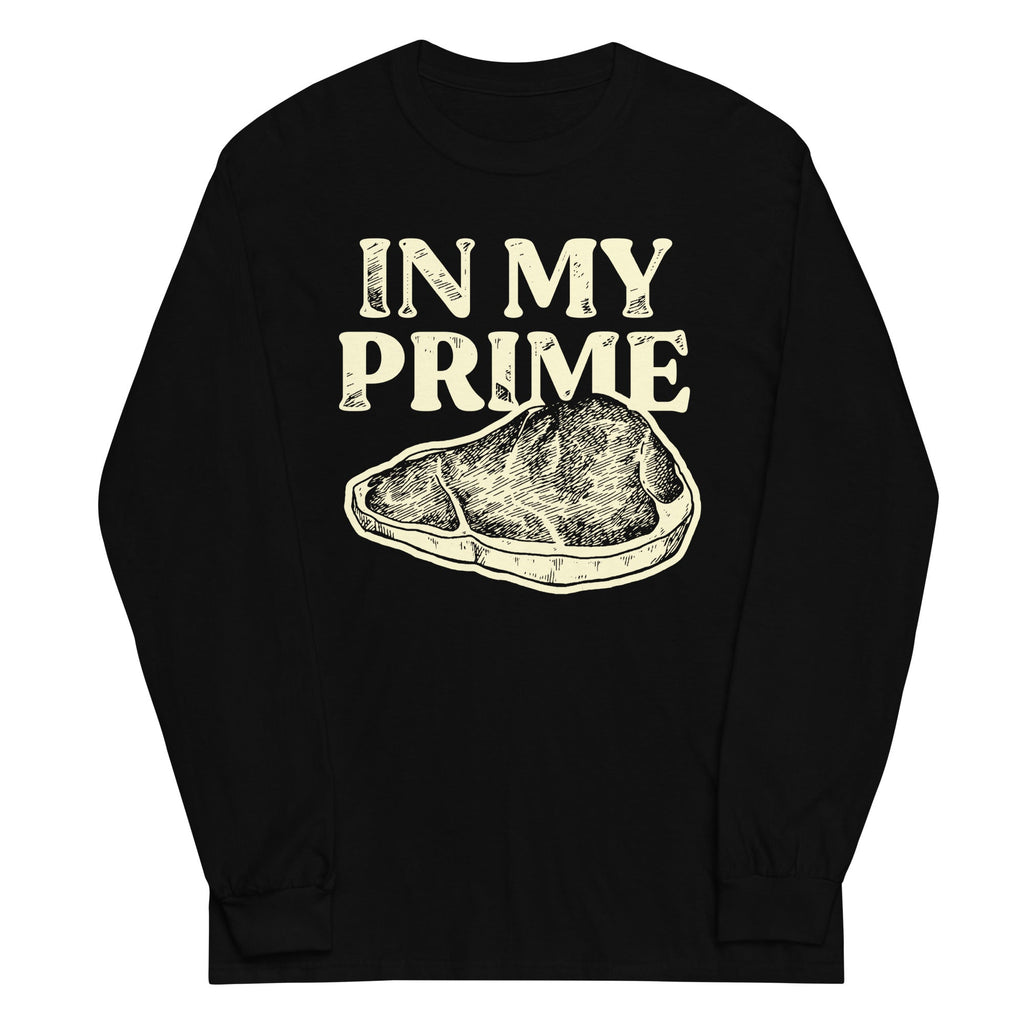 In My Prime Unisex Long Sleeve Tee Hoodie, Sweatshirt | PureTeeCo.com (Image 2)